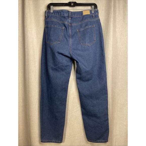 MELE & PERE Boyfriend Relaxed Fit Women’s Jeans - Size M Blue Denim Distressed - Picture 5 of 7